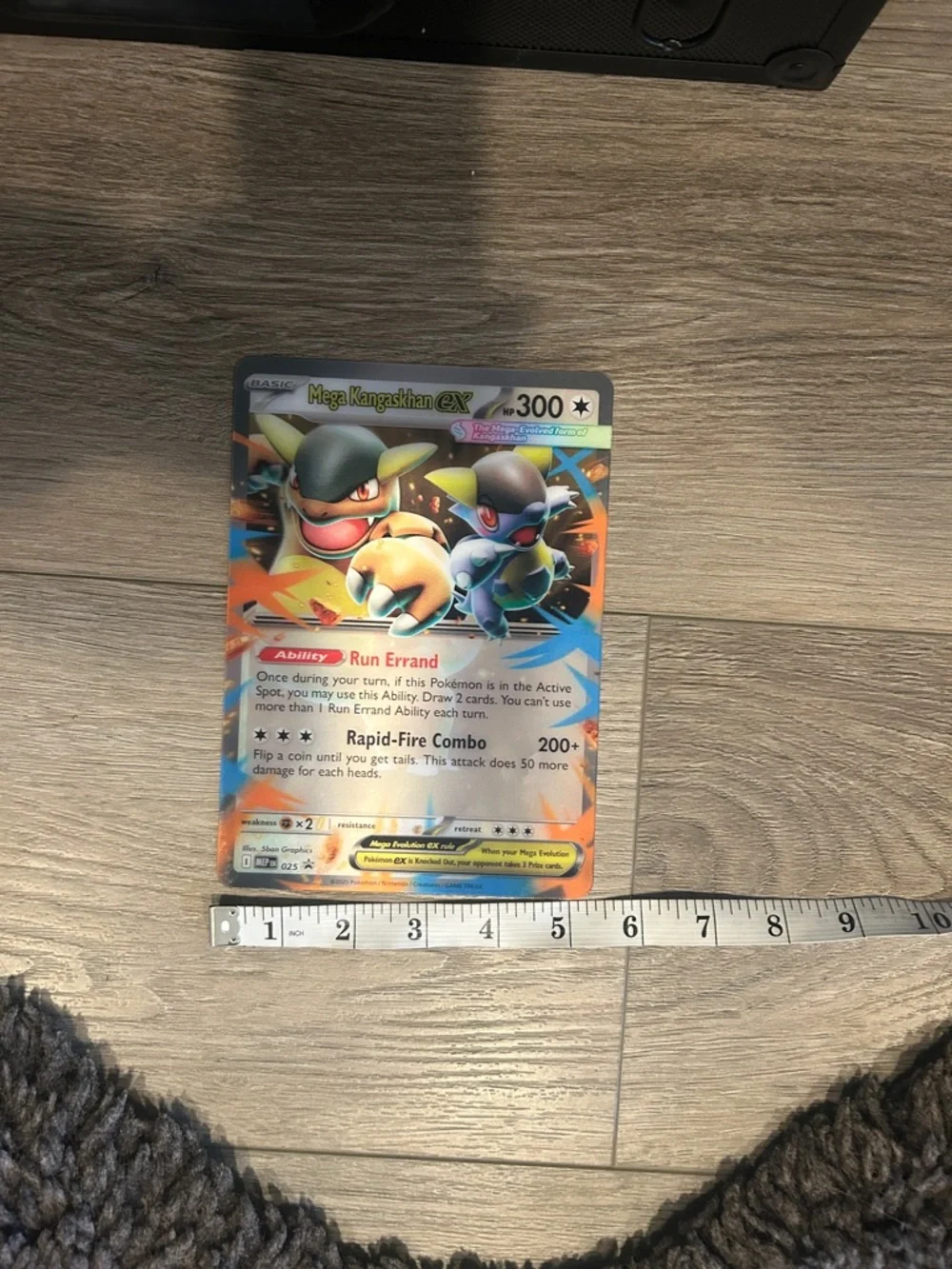Pokemon‎ Mega Kangaskhan EX Holo Jumbo Promo  Card 3D